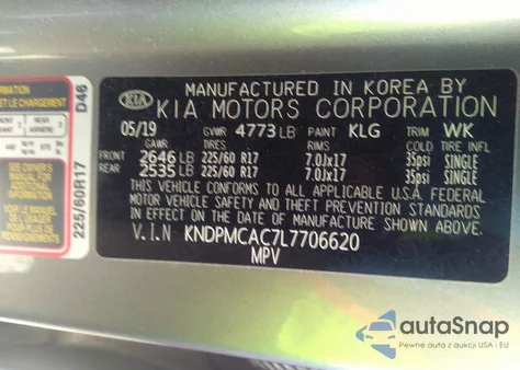 2020 Kia Sportage Lx from USA, damaged, VIN KNDPMCAC7L7706620